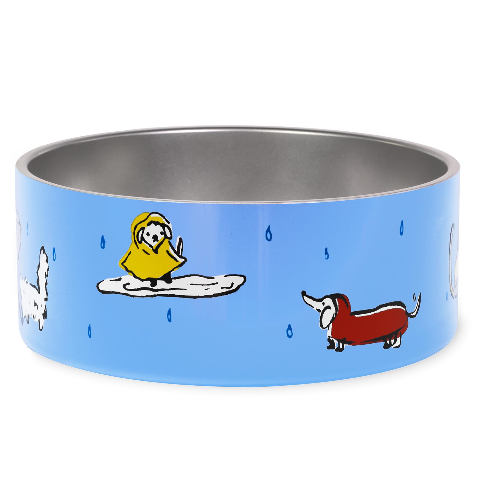 Amazon.com: kate spade new york Stainless Steel Pet Bowl, Raining